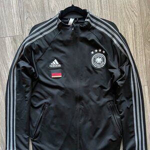 Adidas Germany 2020 Anthem Jacket Black DFB Soccer Men's Large